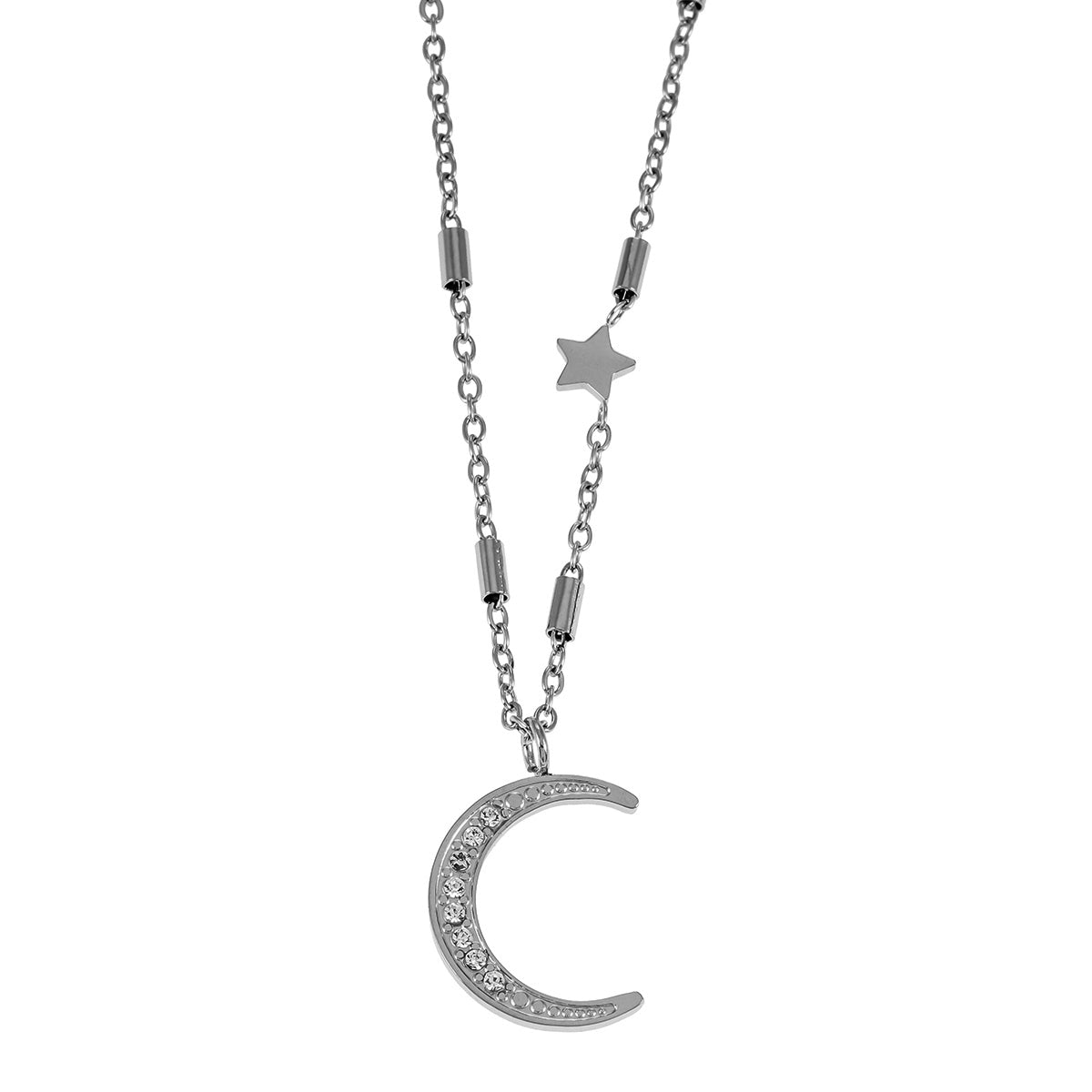 Almeria Silver Celestial Magic Necklace