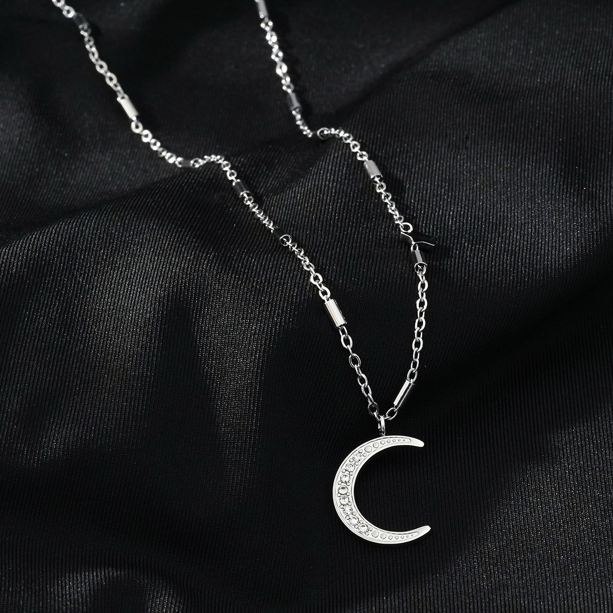 Almeria Silver Celestial Magic Necklace