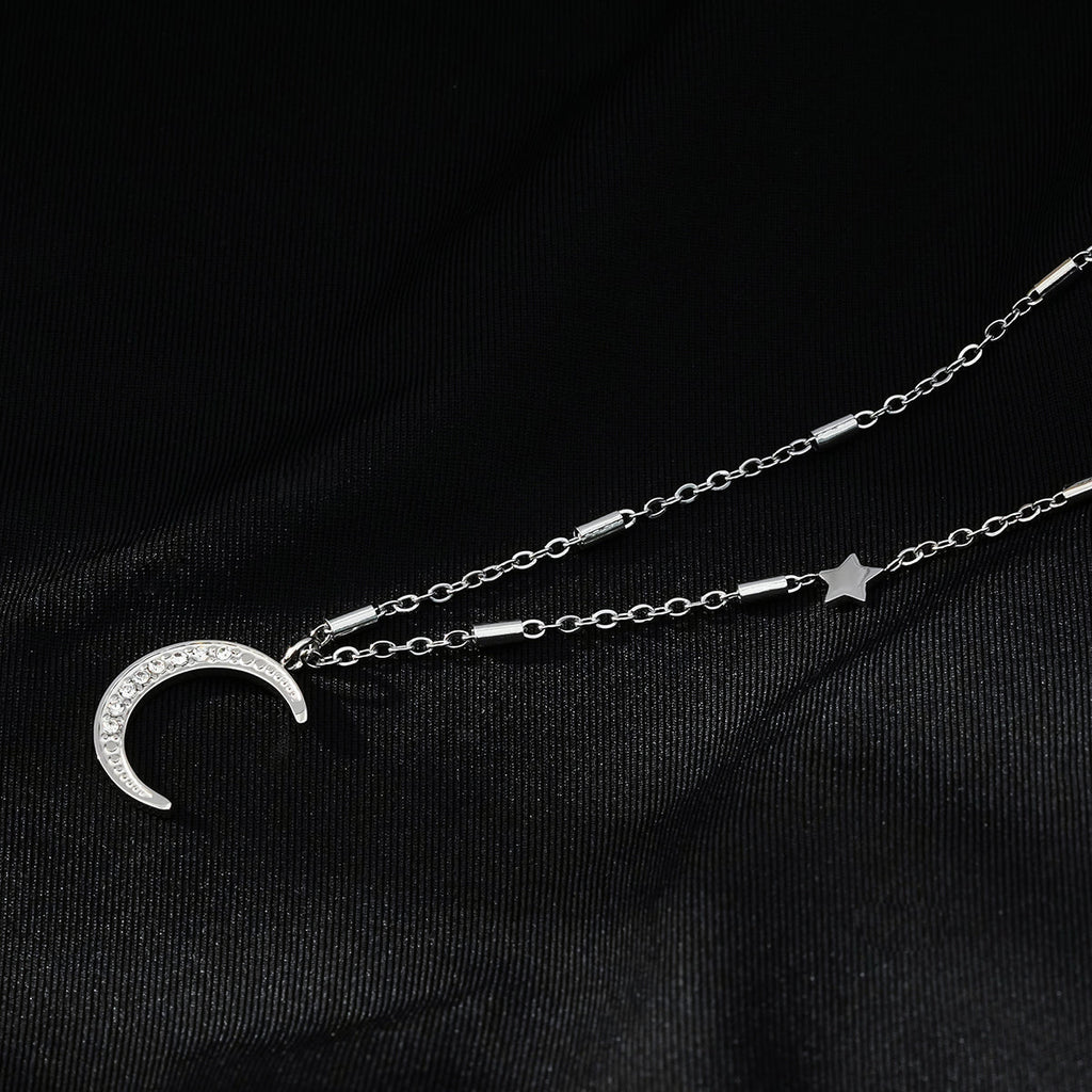 Almeria Silver Celestial Magic Necklace