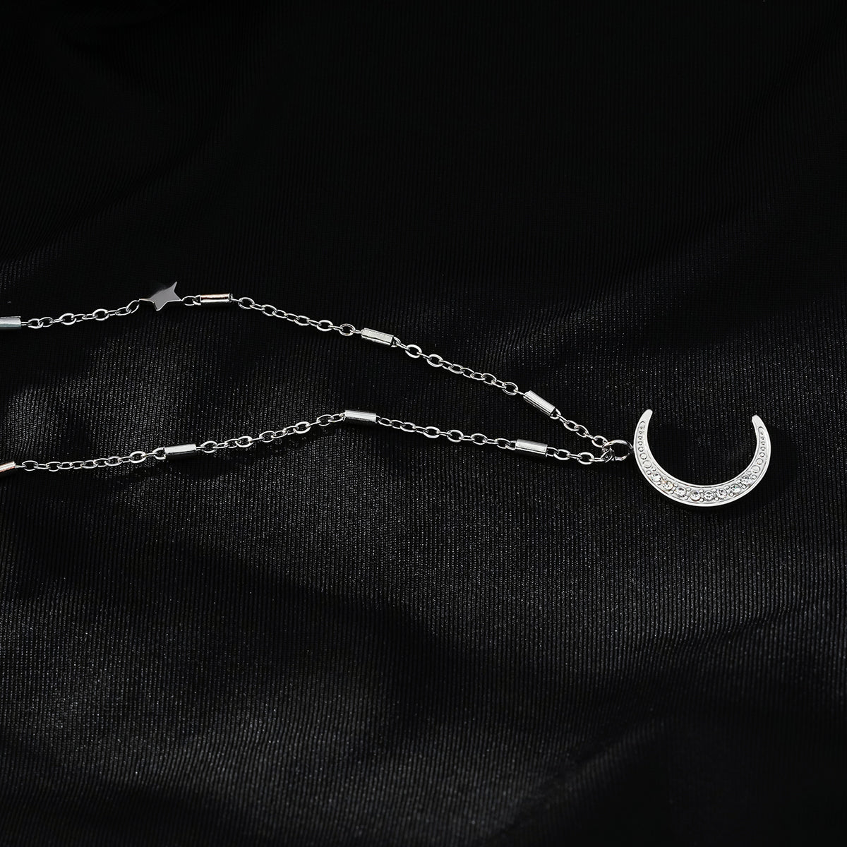 Almeria Silver Celestial Magic Necklace